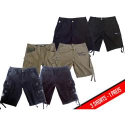 3 Cargoshorts - 1 Preis